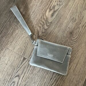 Matt & Nat Grey Wristlet Clutch